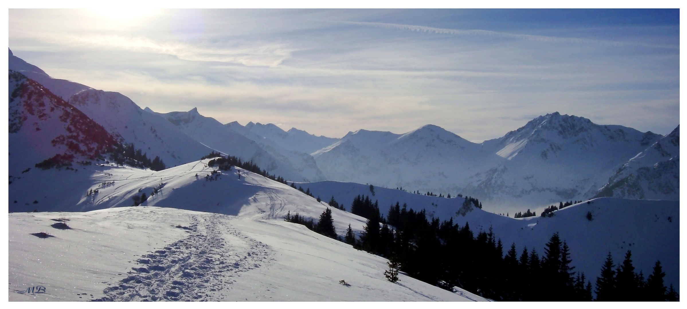 Winter sunset_Tannheimer Tal