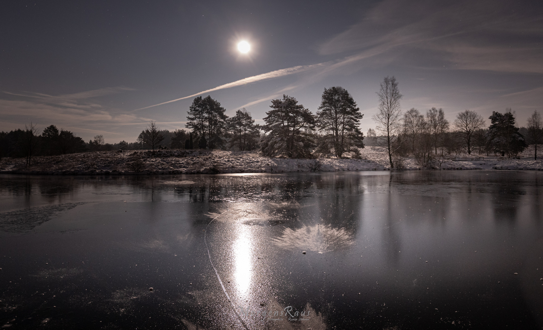 Winter  Tag oder Nacht