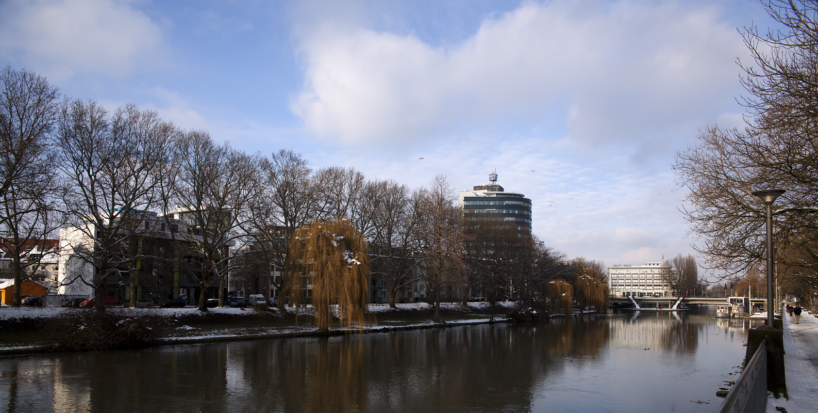 Winter & the City: die Neckarpromenade