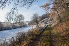 Winter trifft auf Herbst