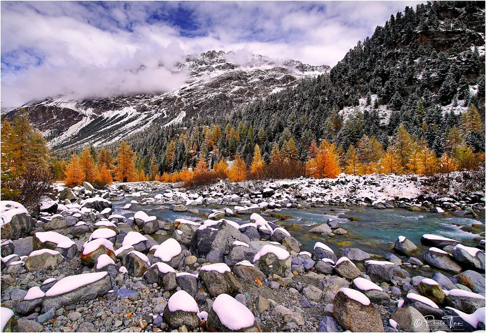 Winter trifft Herbst