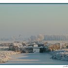 winter uber den polder