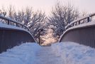 Winter über Brücken von Moshi 