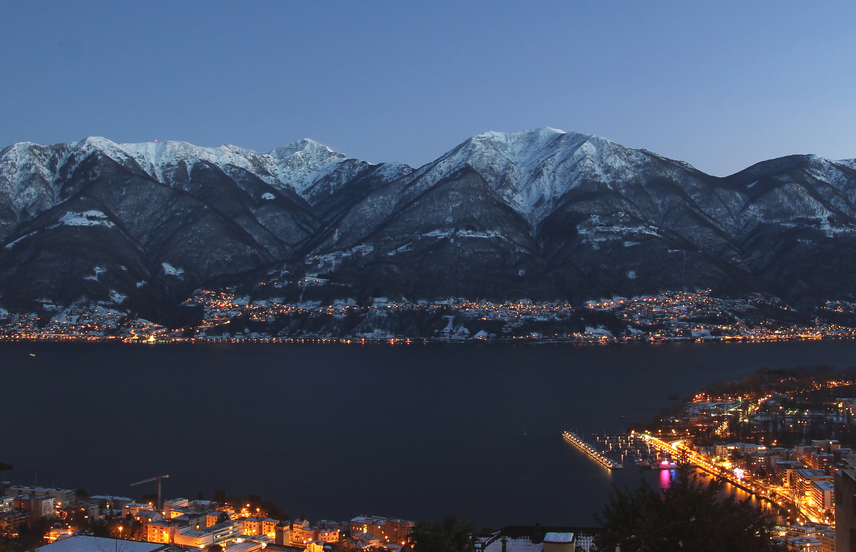 Winter über dem Lago Maggiore...