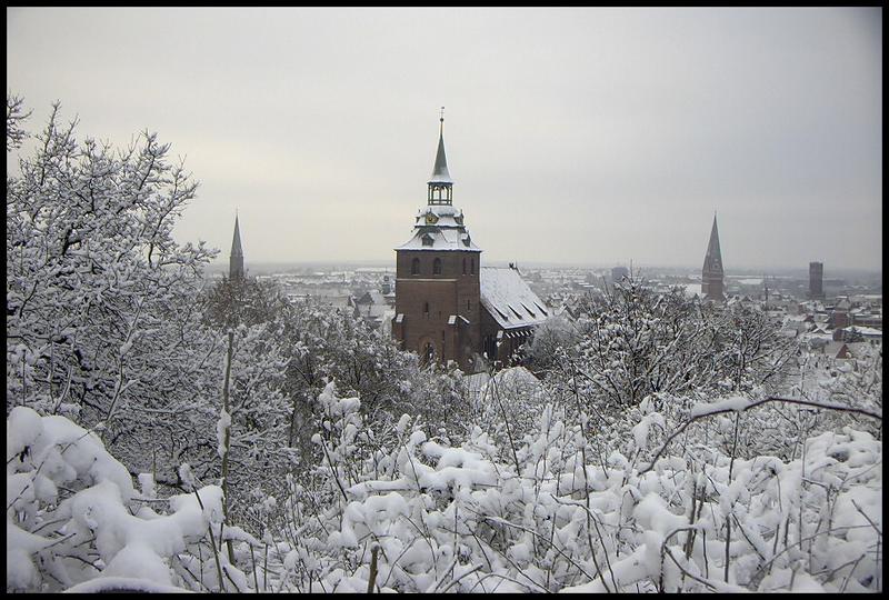 Winter über Lüneburg.......