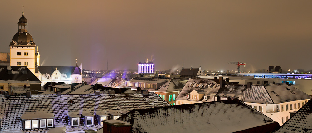 Winter über Paderborn