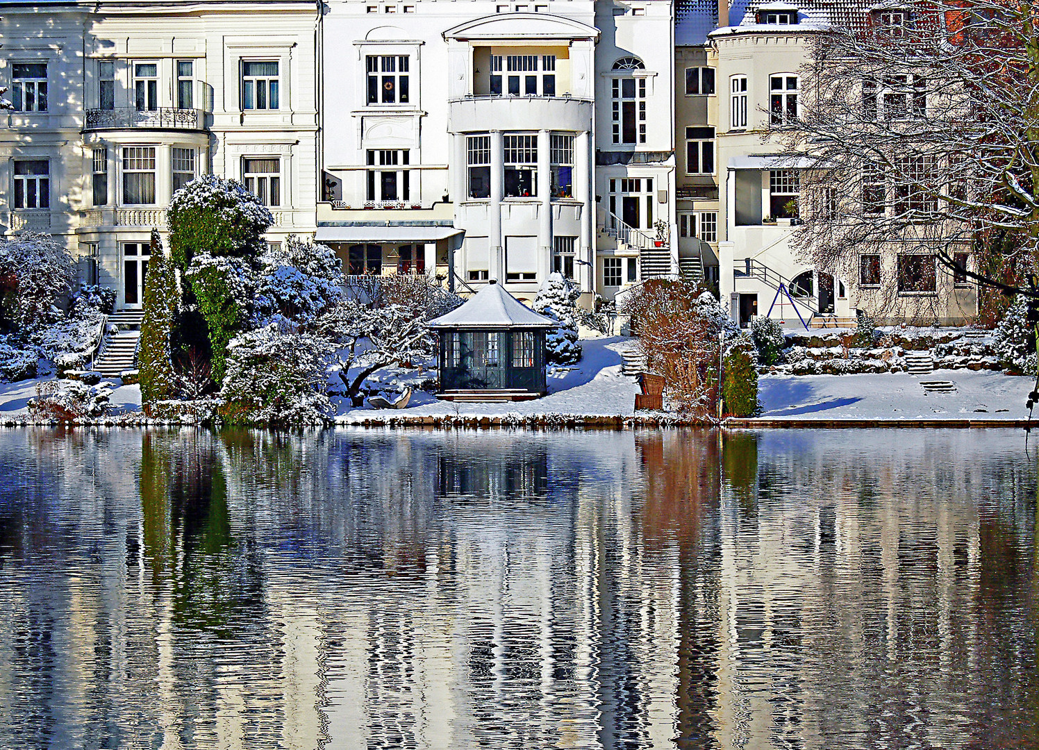 Winter- und Eisspiegelungen