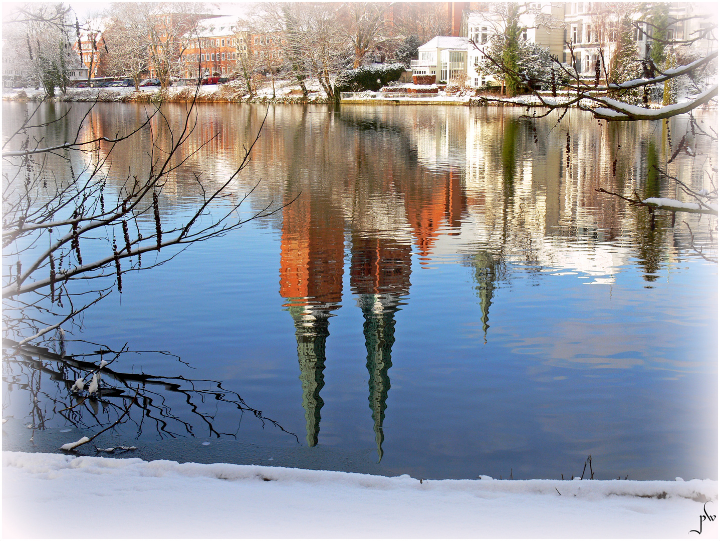 Winter- und Eisspiegelungen