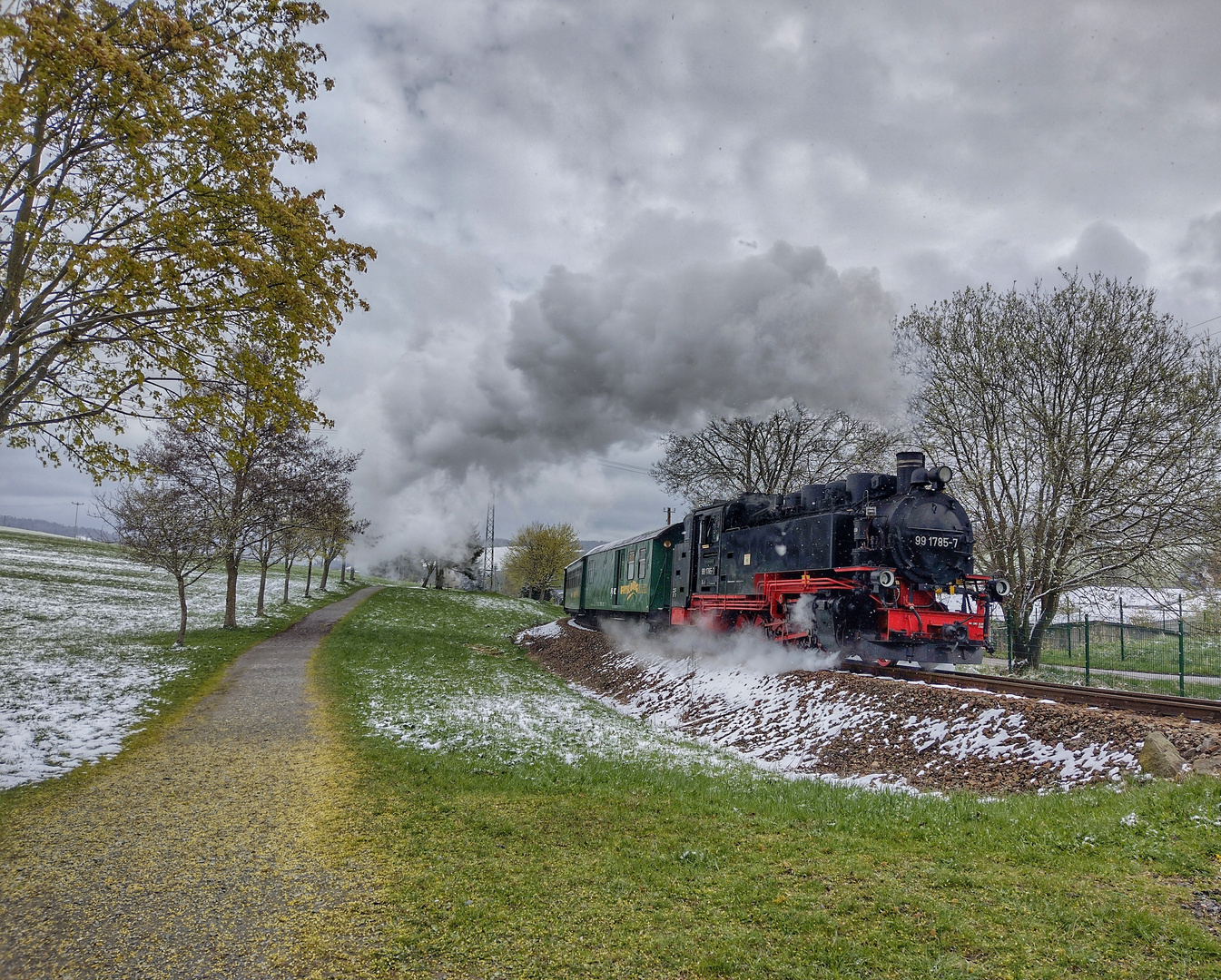 Winter und Frühling oder einfach April 