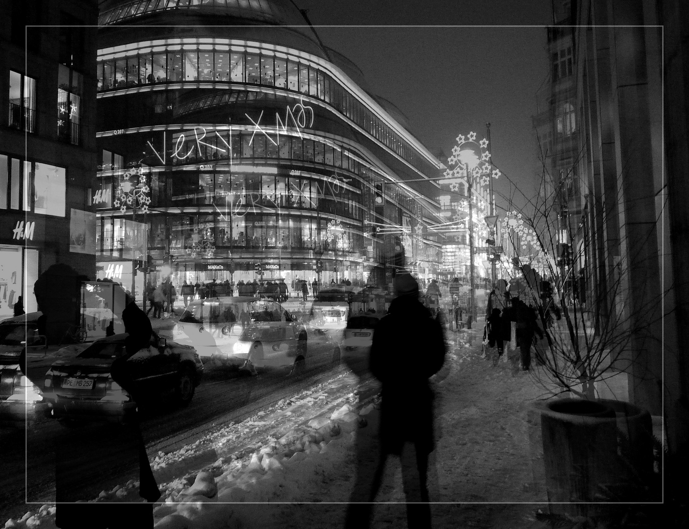 Winter und Rhythmus der Friedrichstrasse