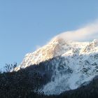 Winter und Wolken am Kaiserschild