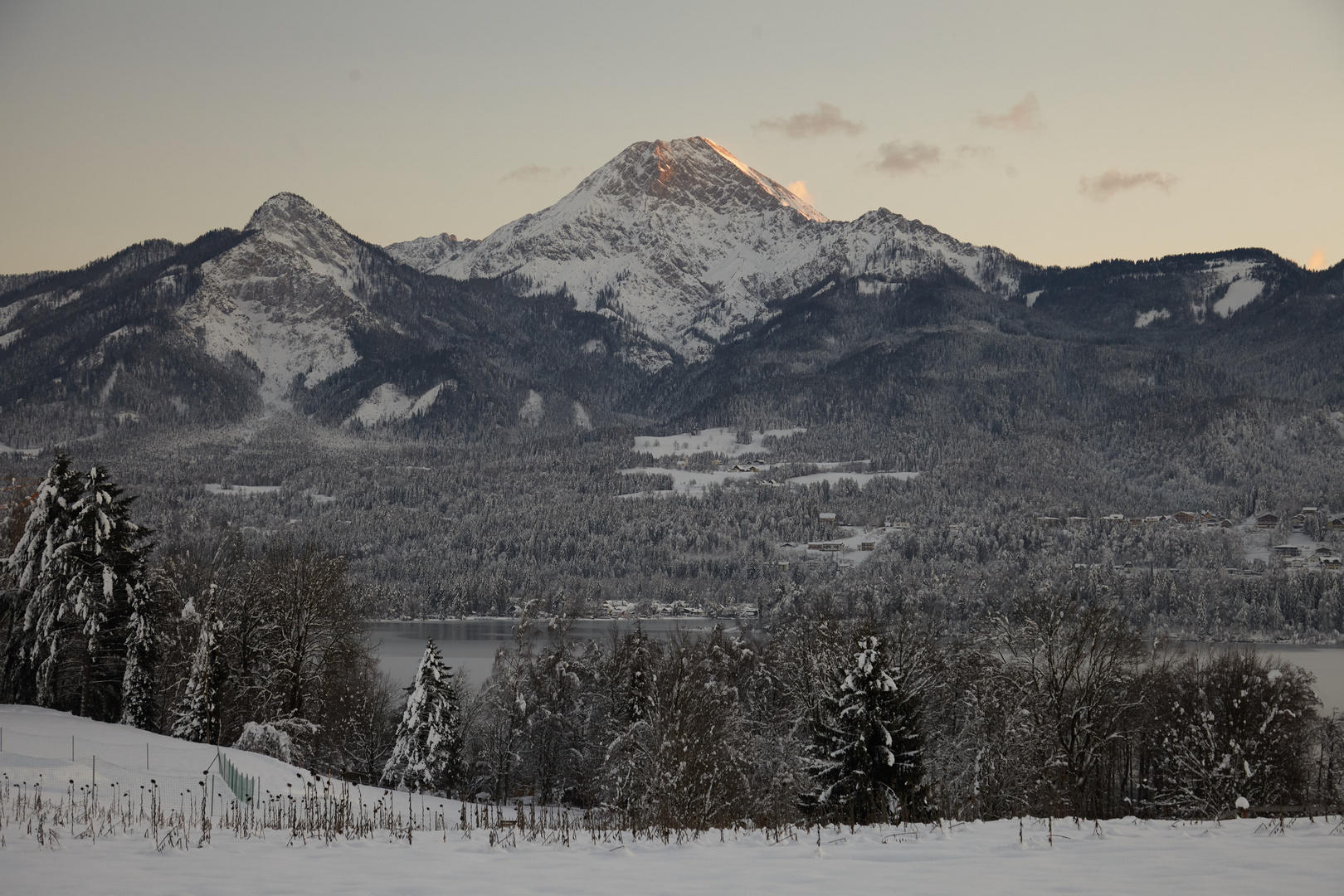 Winter unter dem Mittagskogel