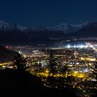 Winter-Vollmondnacht über Salzburg