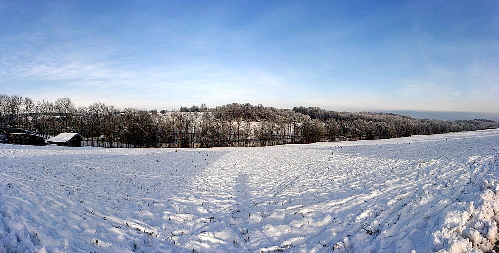 Winter vor der Haustür