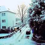 Winter vor meiner Wohnung