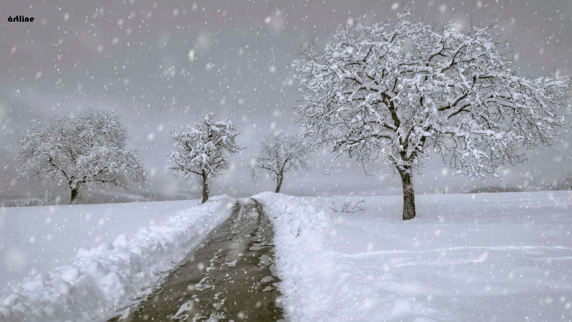 winter walk - "Ain't No Sunshine"