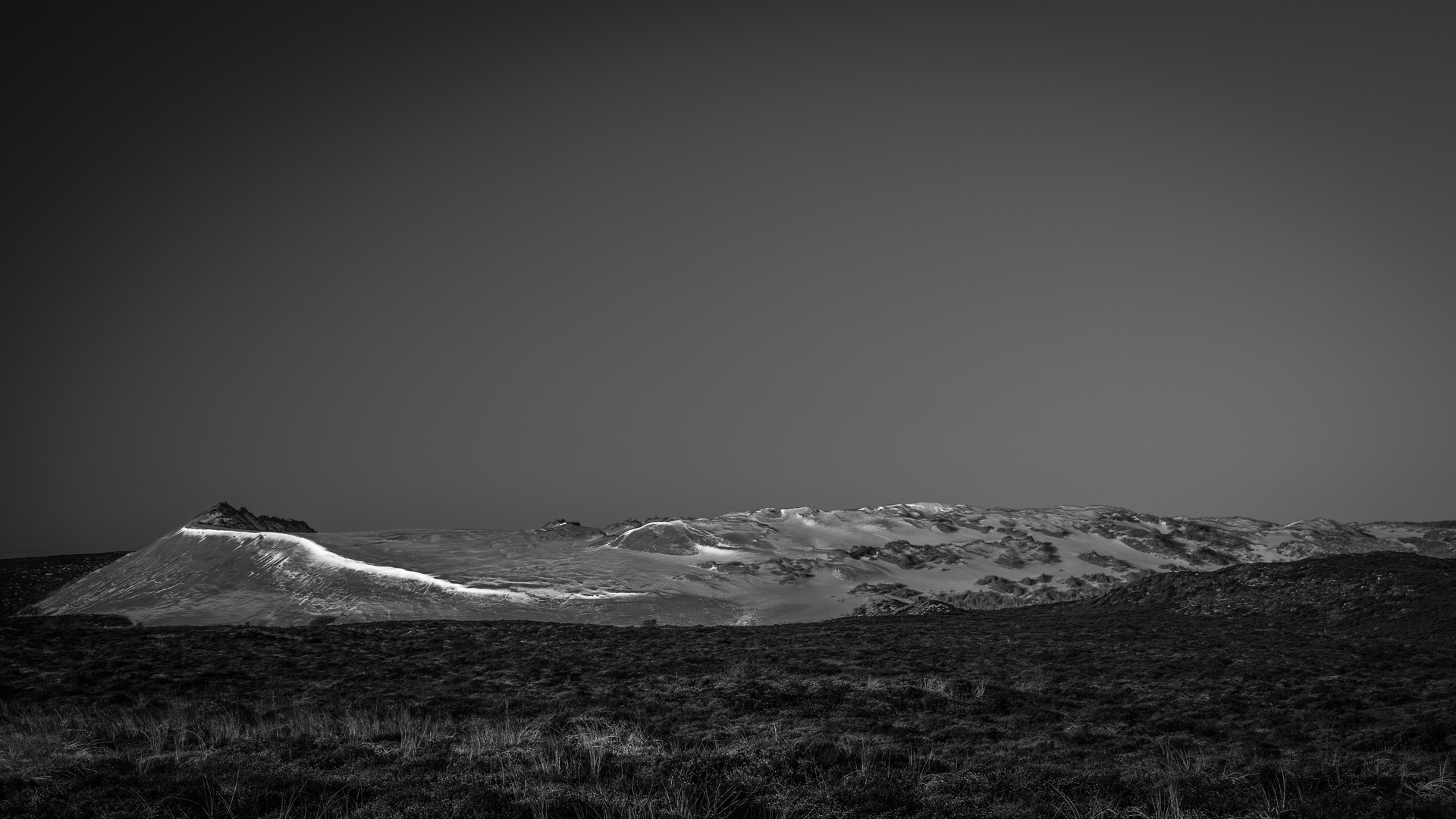 Winter - Wanderdüne s-w II