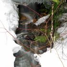 winter waterfall