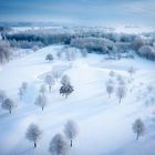 Winter-Weihnachtslandschaft