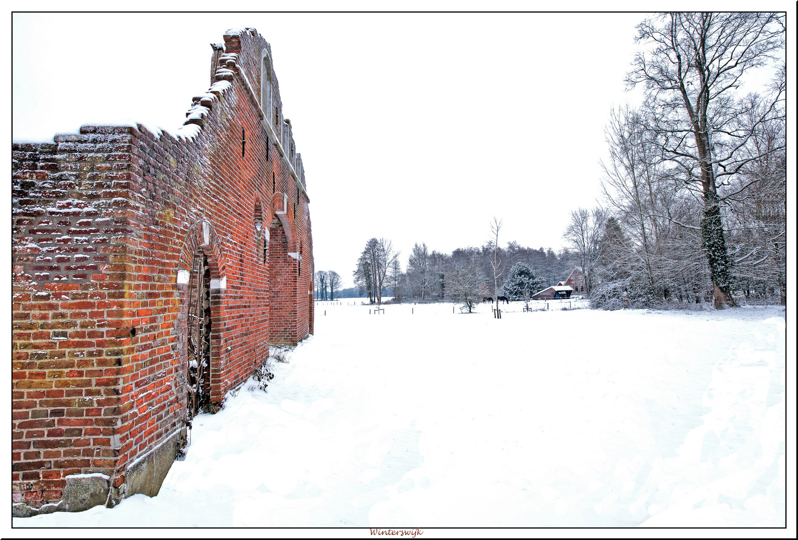 Winter , Winterswijk , Ron Rensink , verlassenen Bauernhof