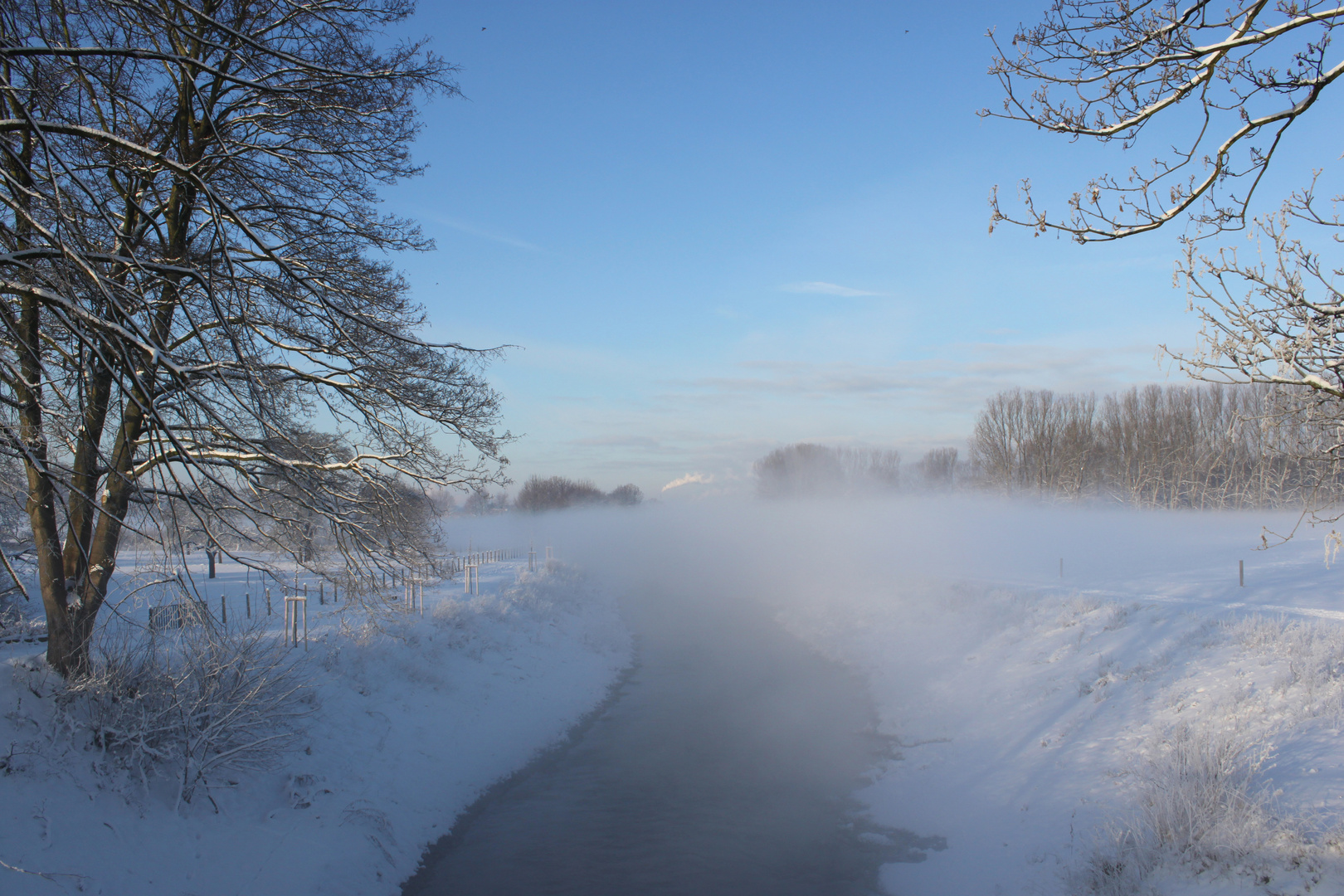 Winter Wonderland Fluss