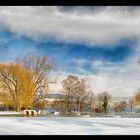 Winter Zürich 2013 Landiwiese HDR