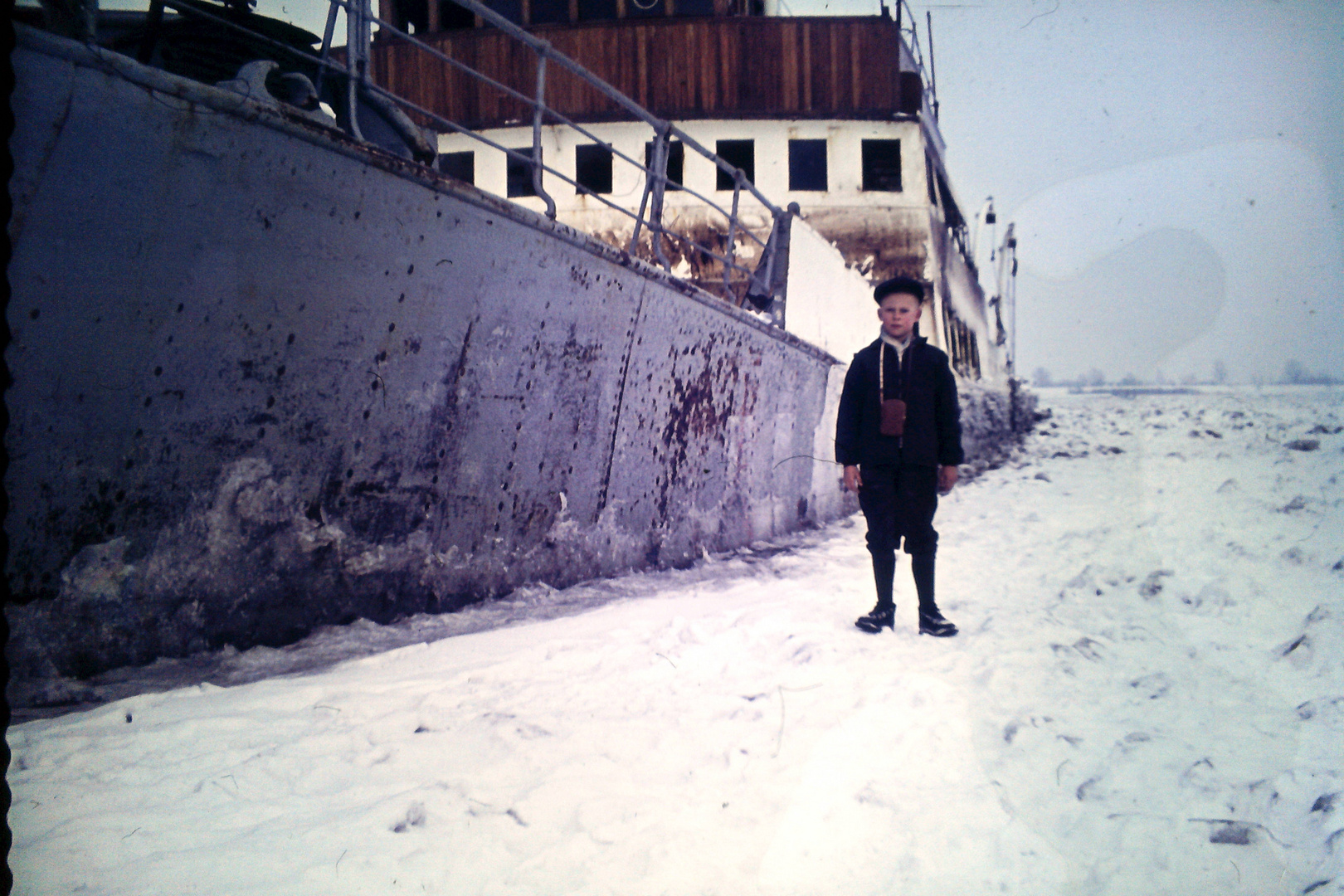 Winter1962-63 auf der Elbe