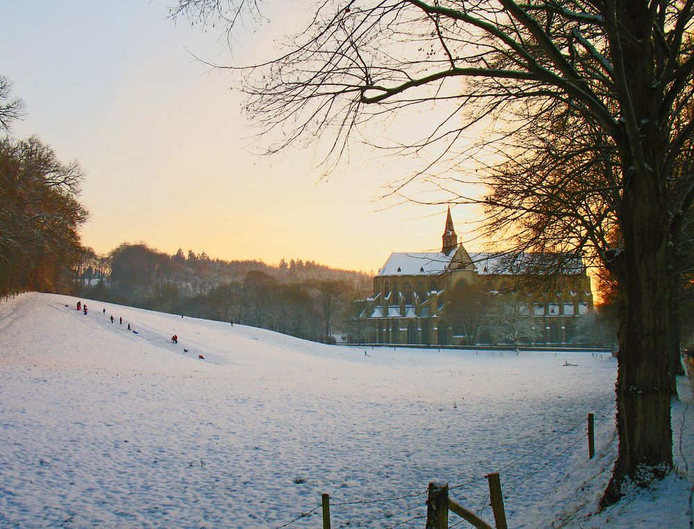 Winterabend am Altenberger Dom