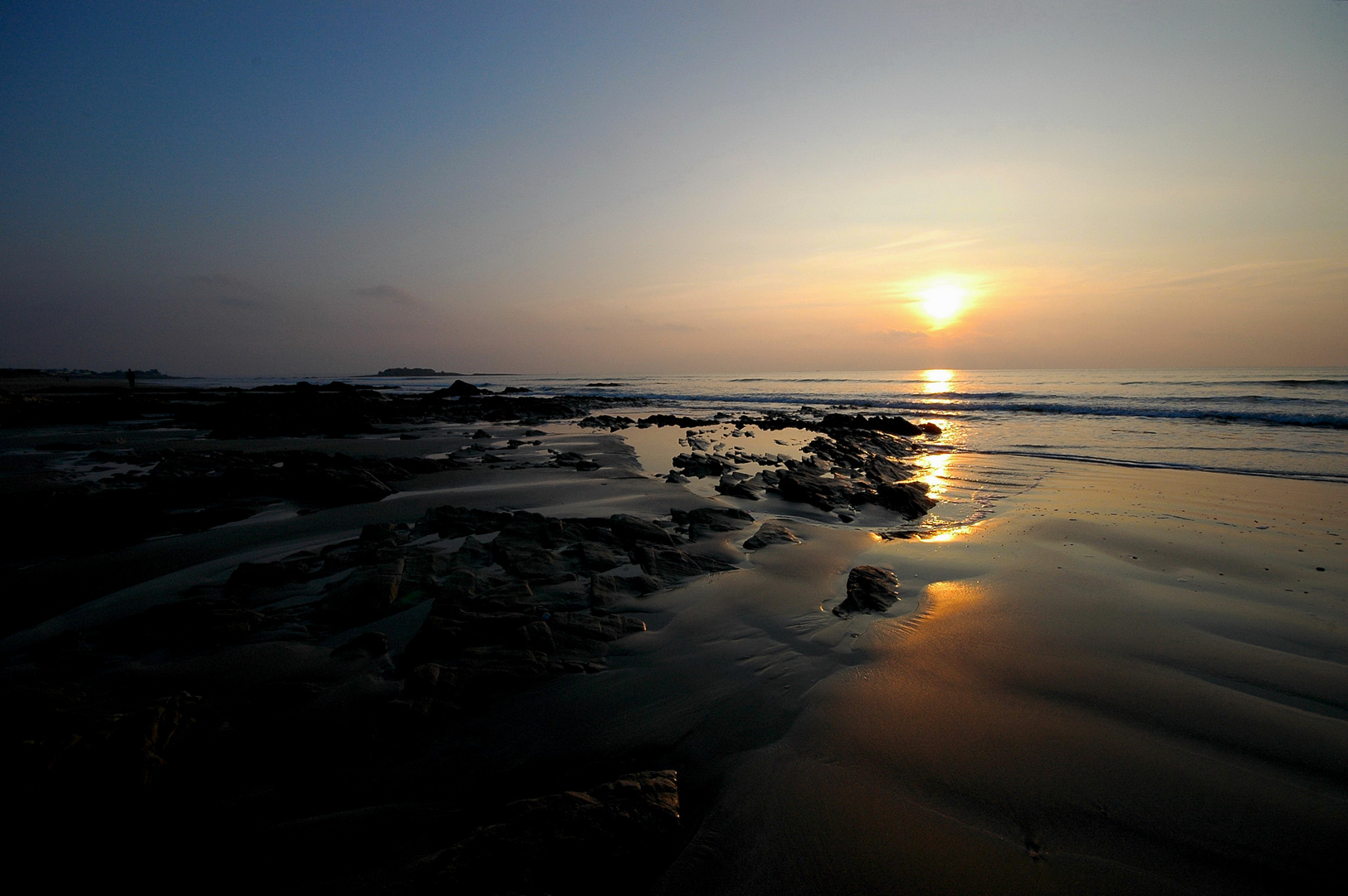 Winterabend am Atlantik