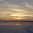 Winterabend am Chiemsee