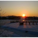 Winterabend am Hofer Untreusee