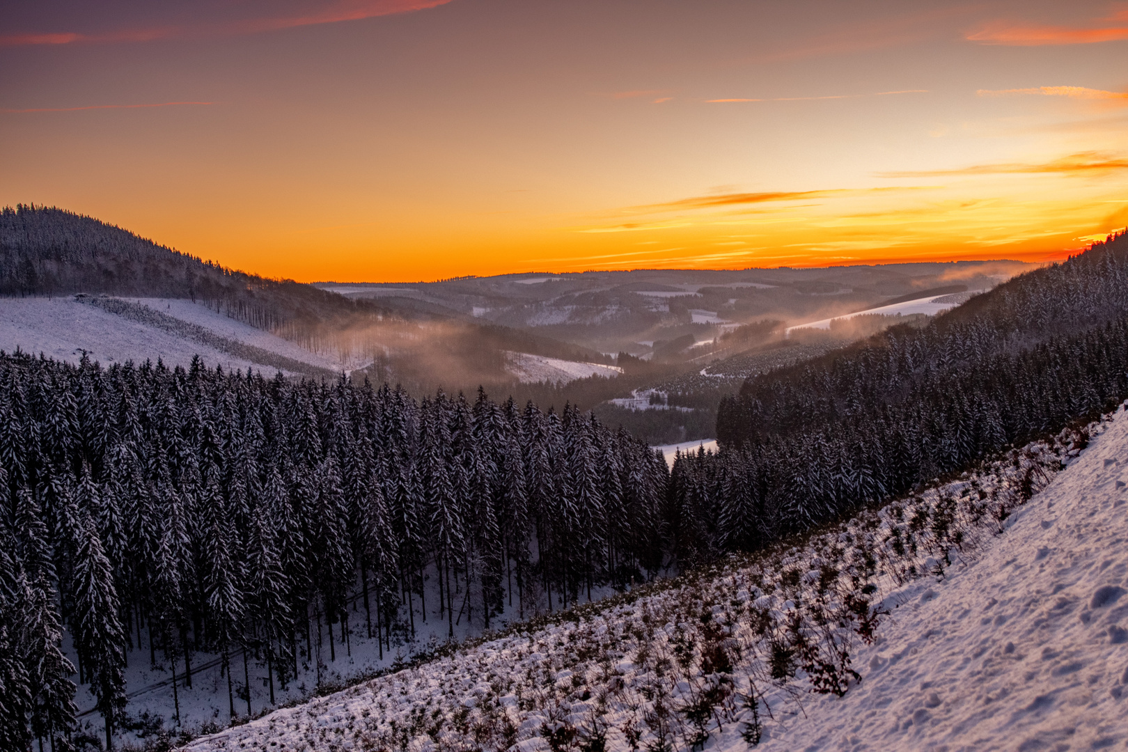 Winterabend am Kahlen Asten