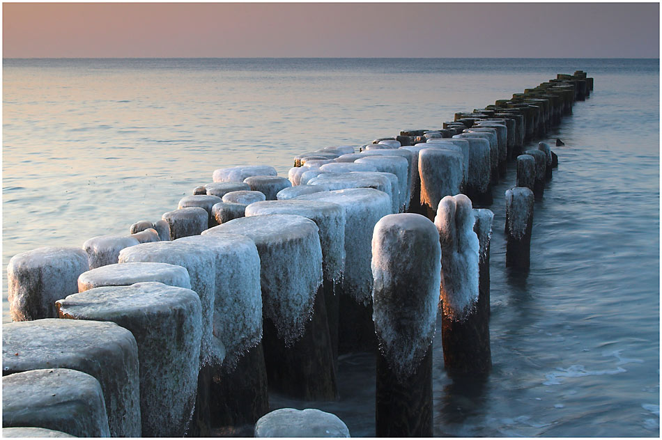 Winterabend am Meer..