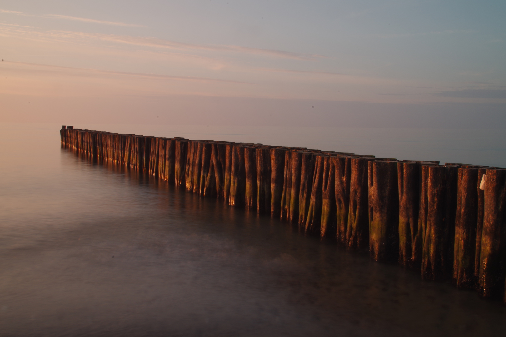 Winterabend am Meer