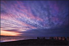 Winterabend am Meer