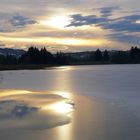 Winterabend am Öschlesee