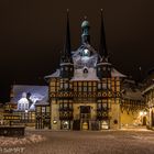 Winterabend am Rathaus