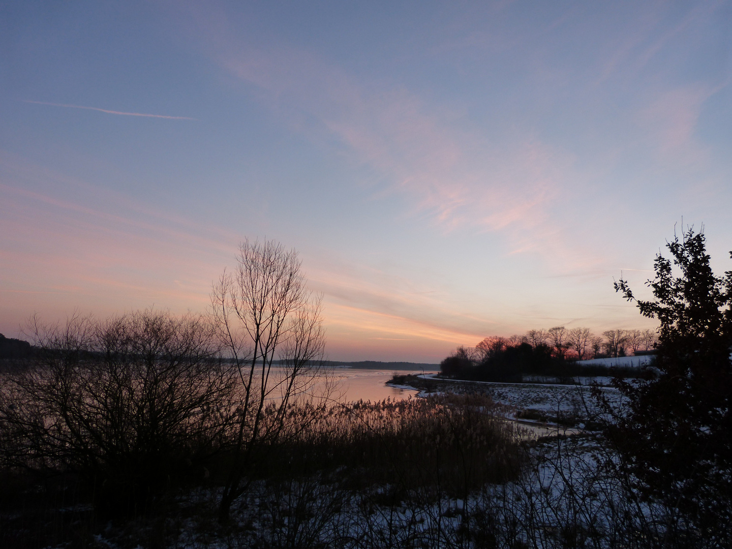 Winterabend am Rothsee