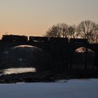 Winterabend am Ruhrviadukt