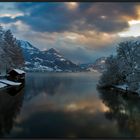 Winterabend am Sarnersee