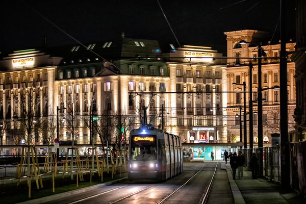 Winterabend am Schottentor