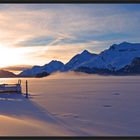 Winterabend am Silsersee II