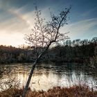 Winterabend am Teufelssee