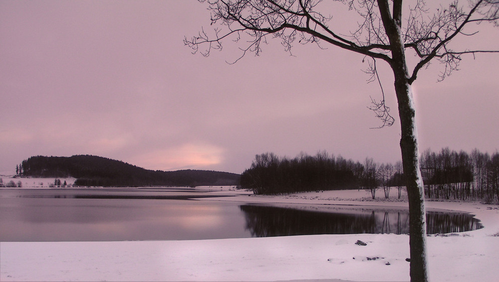 Winterabend am Untreusee