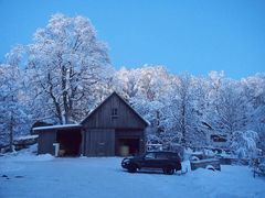 Winterabend am Waldstein