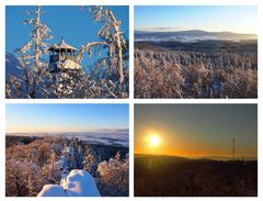 Winterabend am Waldstein