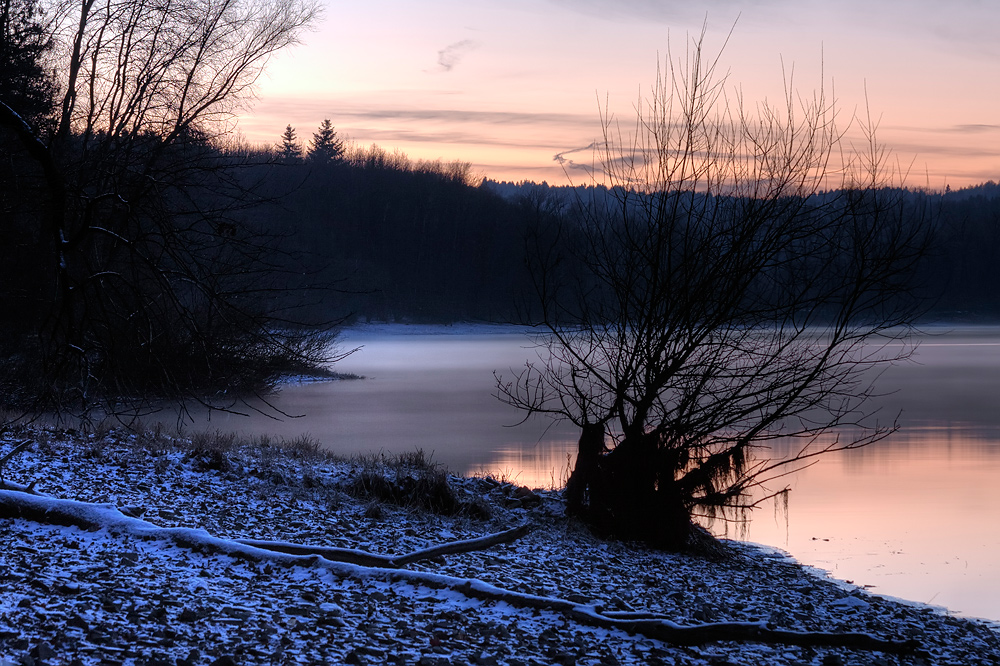 Winterabend an der Möhne