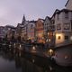 Winterabend an der Neckarbrcke