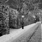 Winterabend an der Stadtmauer