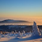 Winterabend auf dem Brocken